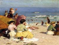 Potthast, Edward Henry - Beach Scene